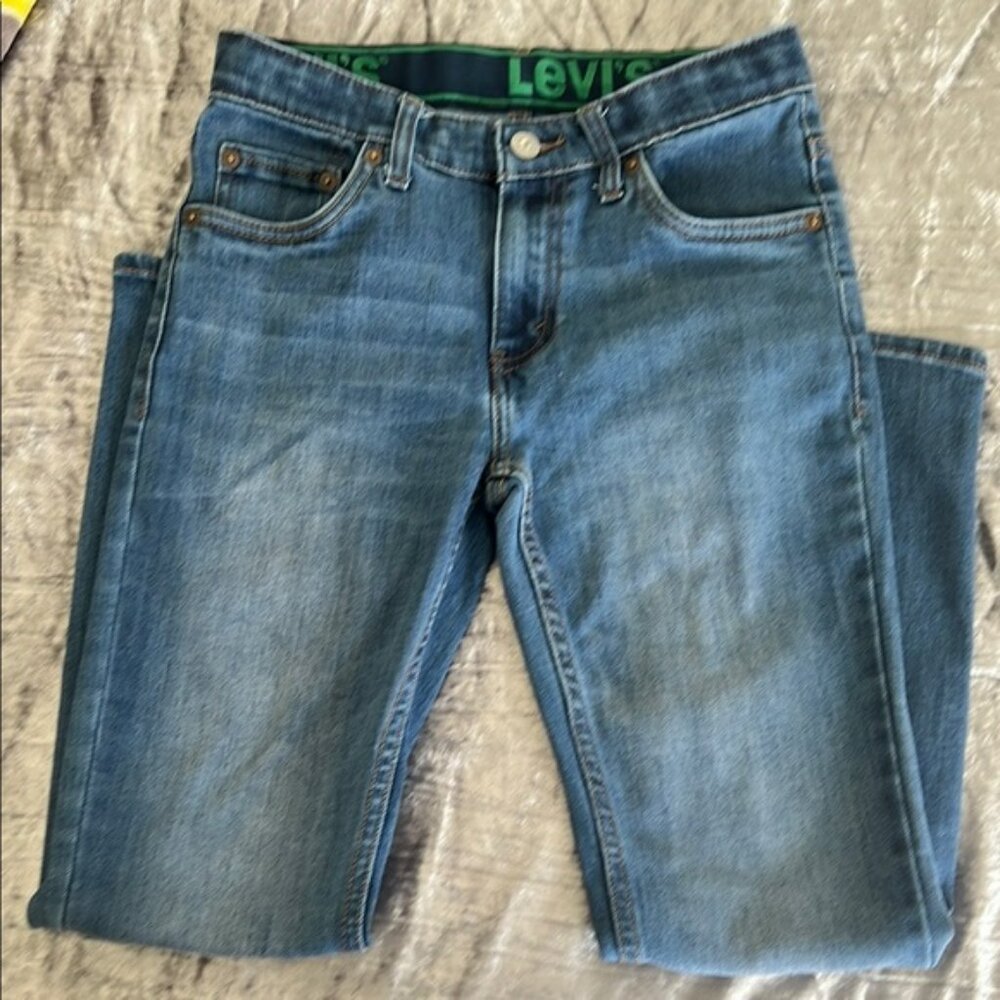 Levi's Blue Slim-Fit Jeans with Faded Wash